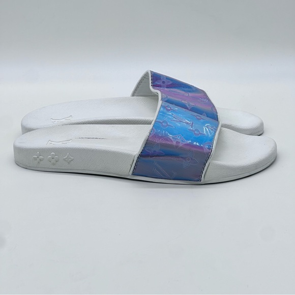 Louis Vuitton Iridescent Prism Monogram Slides. Size 12 - Picture 1 of 9
